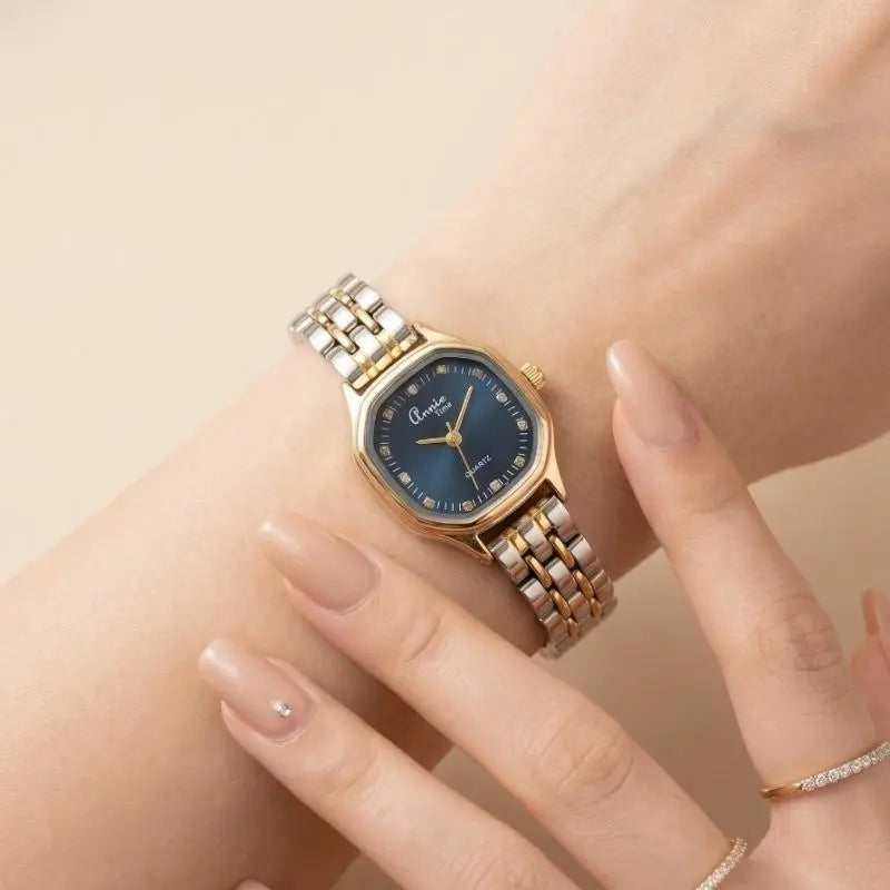 Sapphire Octagon Women's Watch – Stylish Office Wear Jewellery Pakistan and Timeless Jewellery for Women Pakistan