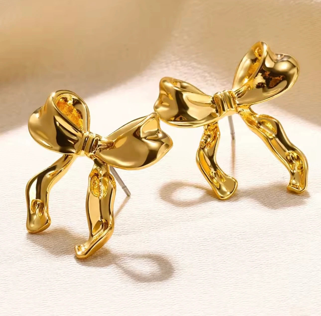 Pretty Bow stainless steel earrings for women - Jewelistic Pakistan