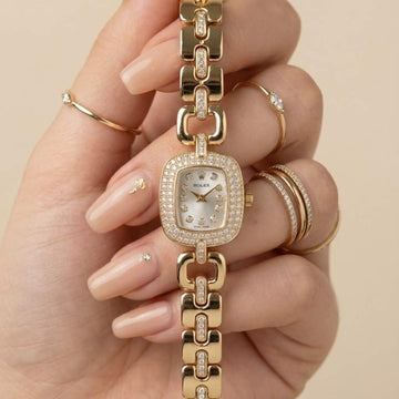 Rol-ex Opulence Silver Women Watch - White Dial