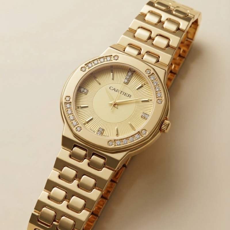 Cartier Golden Radiance Stainless Steel Watch