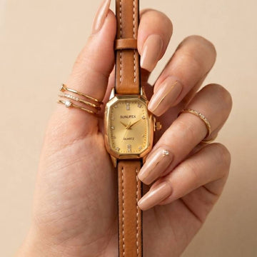 Dainty Retro Women Strap Watch | Vintage Women's Watch Pakistan