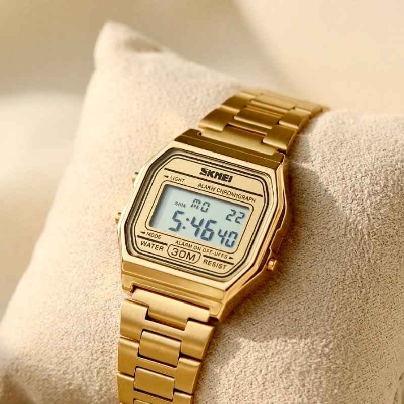 SKMEI Digital Legacy - Golden Watch