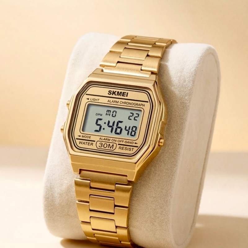 SKMEI Digital Legacy - Golden Watch