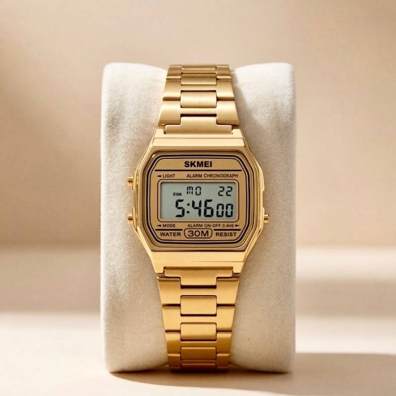SKMEI Digital Legacy - Golden Watch