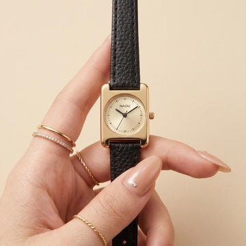 Naidu Old Money Black Women's Watch – Luxury Minimalist Watch Pakistan