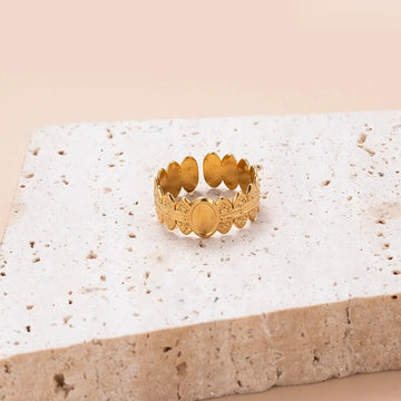 Vintage Leaf Ring stainless steel jewellery Pakistan for women