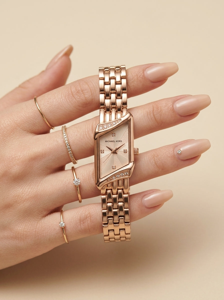 Mk Rose Gold Women  Watch