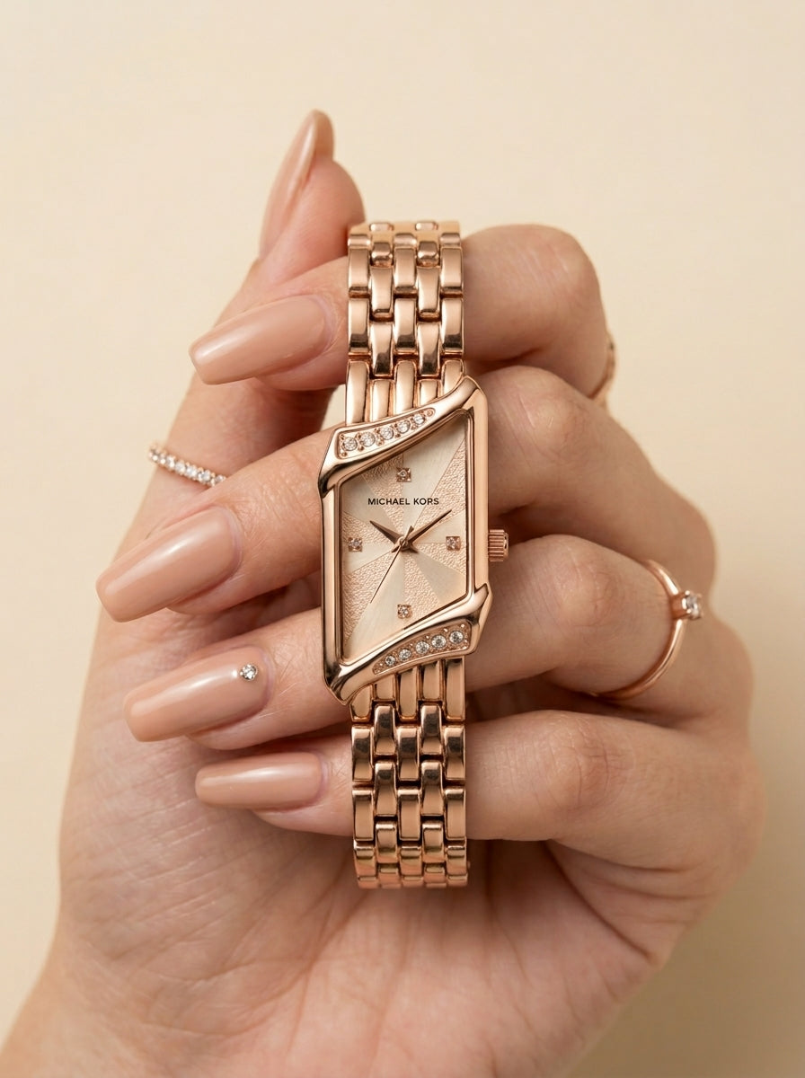 Mk Rose Gold Women  Watch
