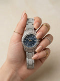Rolex Blue Dial Gemstone Gaze Women Watch