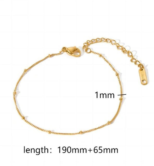 Round Beaded Anklet daily wear jewellery Pakistan
