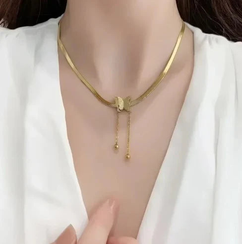 Vintage Butterfly Necklace