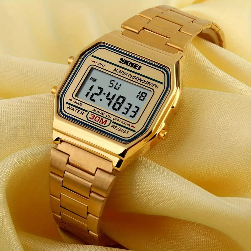 SKMEI Digital Legacy - Golden Watch