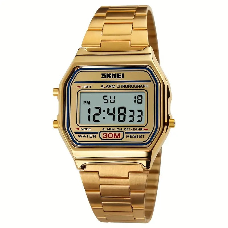 SKMEI Digital Legacy - Golden Watch