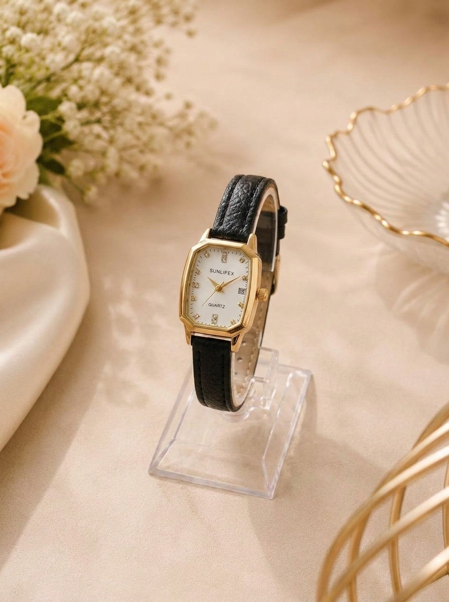Sunlifex Minimalist Women Strap Watch