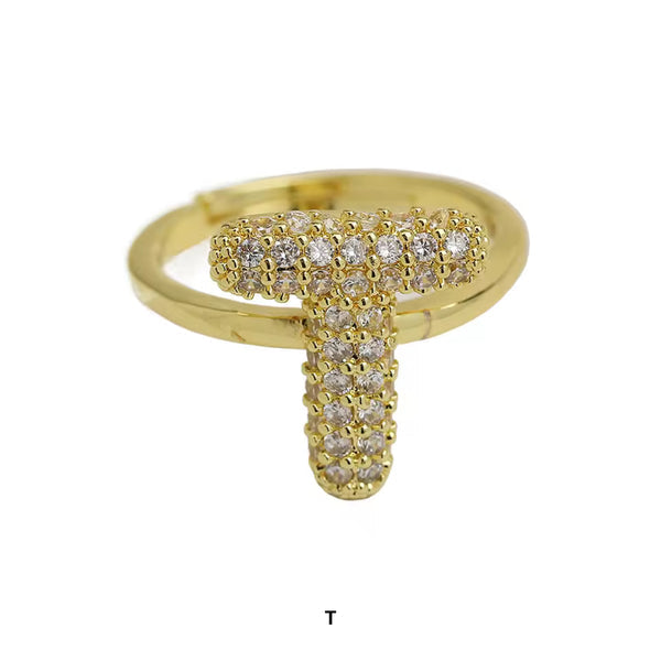 Alphabetical Bubble Rings (Adjustable)