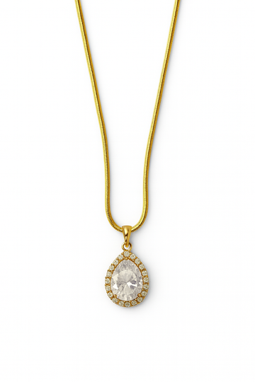 Luminous tear necklace