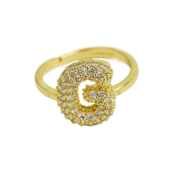 Alphabetical Bubble Rings (Adjustable)