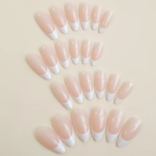 24pcs Almond Shaped Fake Nails