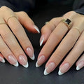 24pcs Almond Shaped Fake Nails